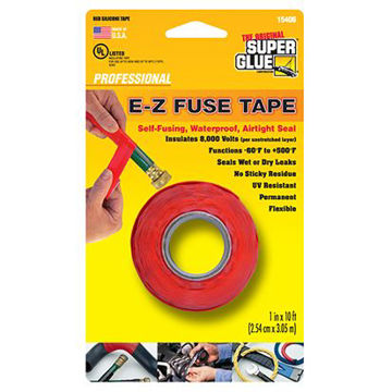 Imagen de Cinta adhesiva roja de fusión - Super Glue EZ Fuse Tape 10ft/3mt Red