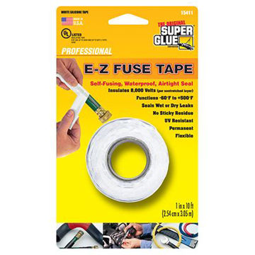 Imagen de Cinta adhesiva blanca de fusión - Super Glue EZ Fuse Tape 10ft/3mt White