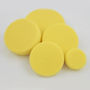Imagen de Pad de Pulido Dureza Media - Ideal (H802) (F501) 130 x 30mm - Polishing pad, yellow, medium hard