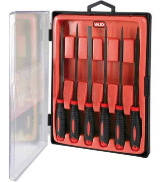Imagen de Juego de Limas 6Pcs - Para trabajos de precision - Acero Templado - Largo 140mm