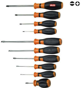 Imagen de Juego Destornilladores 10Pcs - 6Planos + 4Phillips