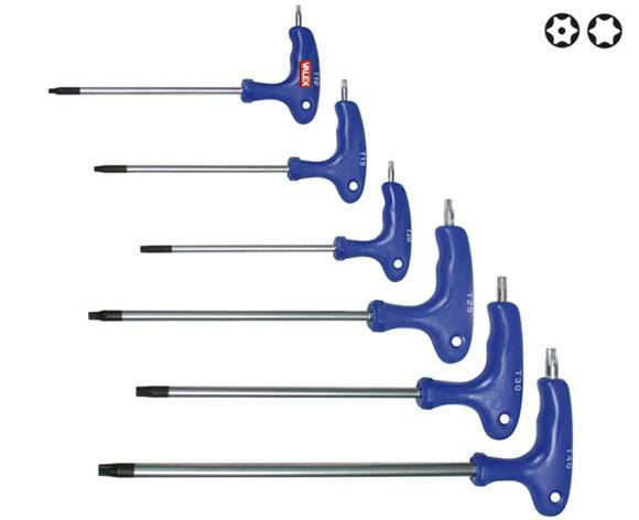 Imagen de Juego llaves Torx y ResisTorx - Con empuñadura - 6pcs - CRV